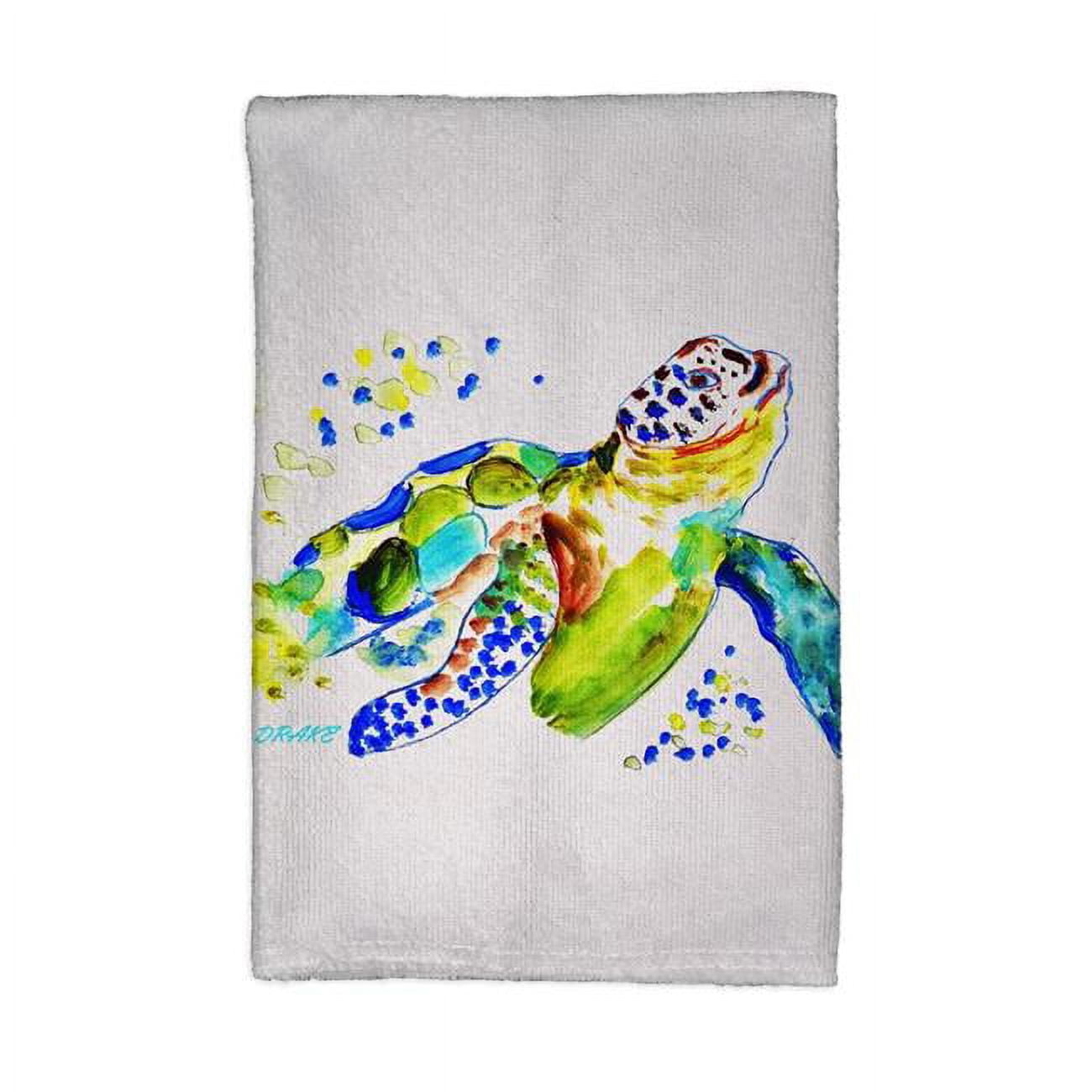 Picture of Betsydrake KT1170 16 x 25 in. Baby Sea Turtle Kitchen Towel