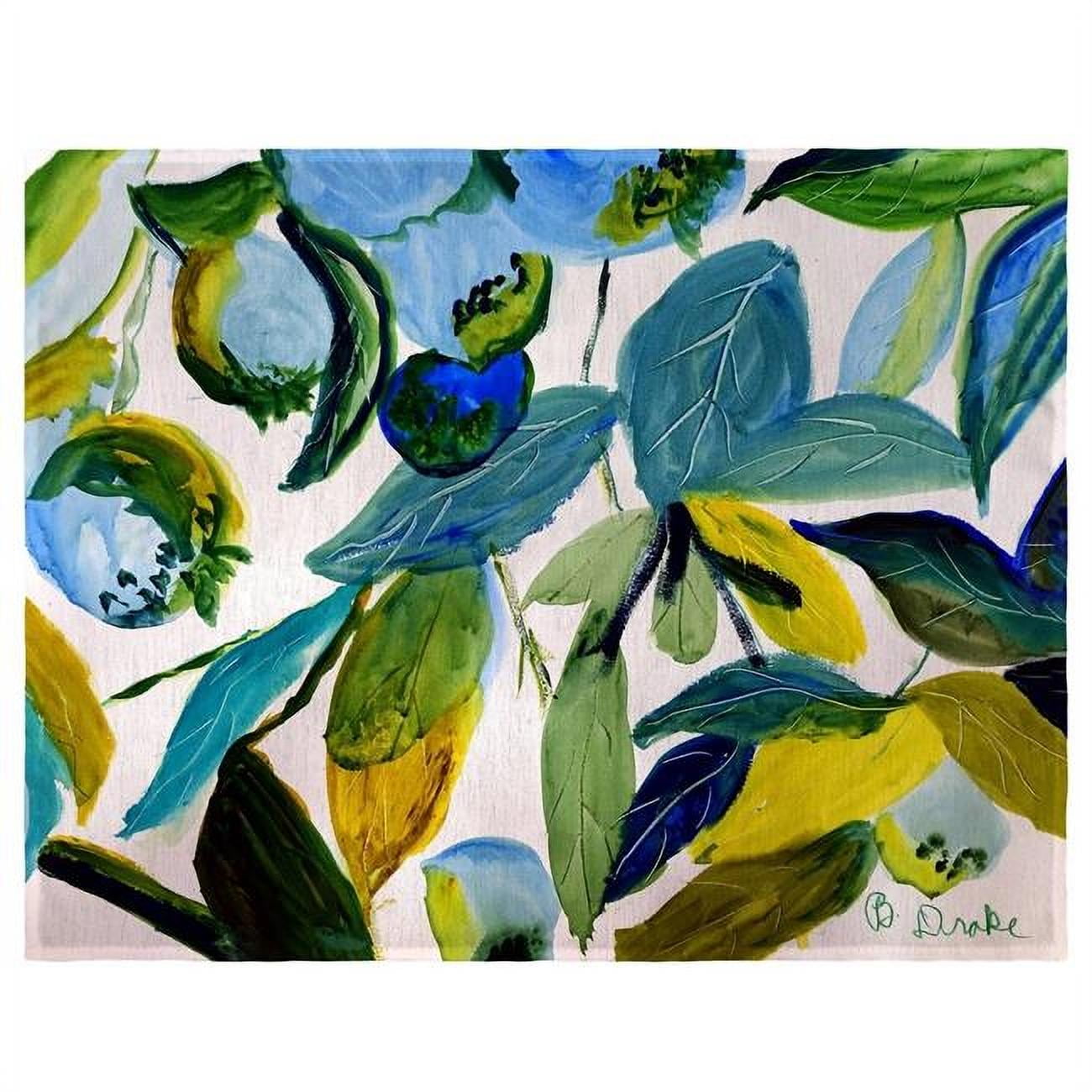 Picture of Betsydrake PM1158 14 x 18 in. Betsys Blueberries Place Mat - Set of 4