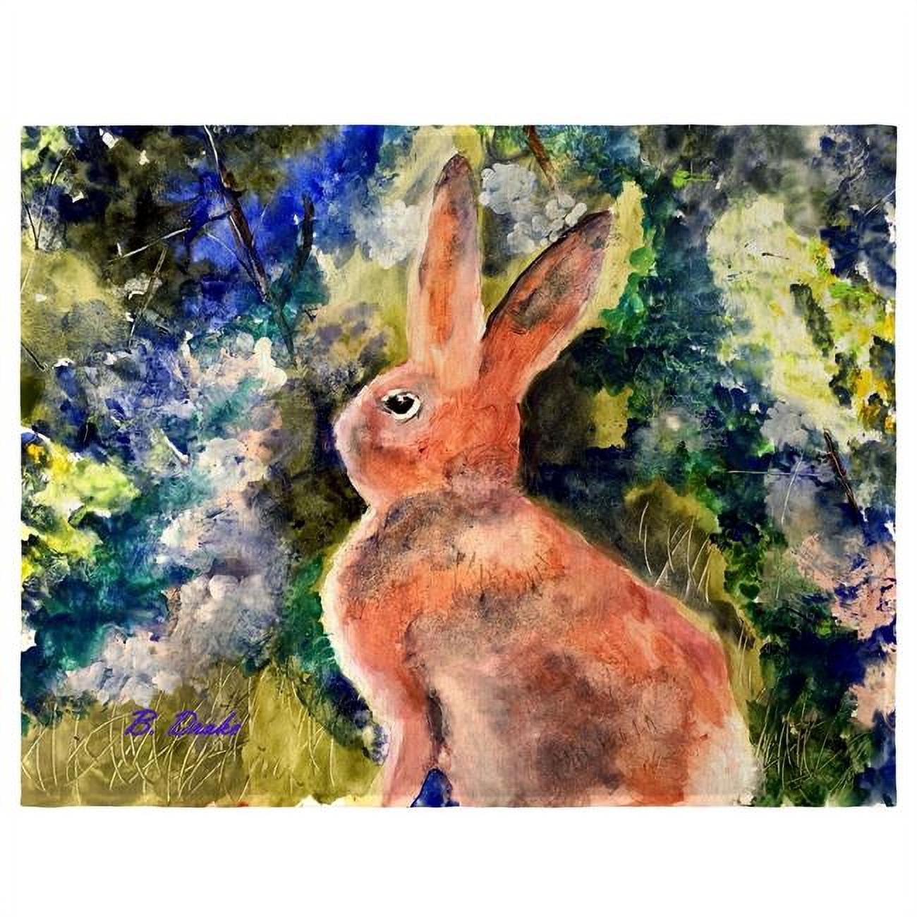 Picture of Betsydrake PM1174 14 x 18 in. Cottontail Rabbit Place Mat - Set of 4