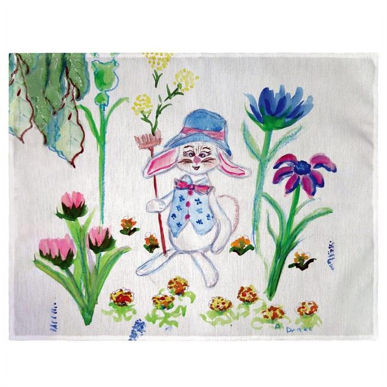 Picture of Betsydrake PM646 14 x 18 in. Mrs. Farmer Rabbit Place Mat - Set of 4