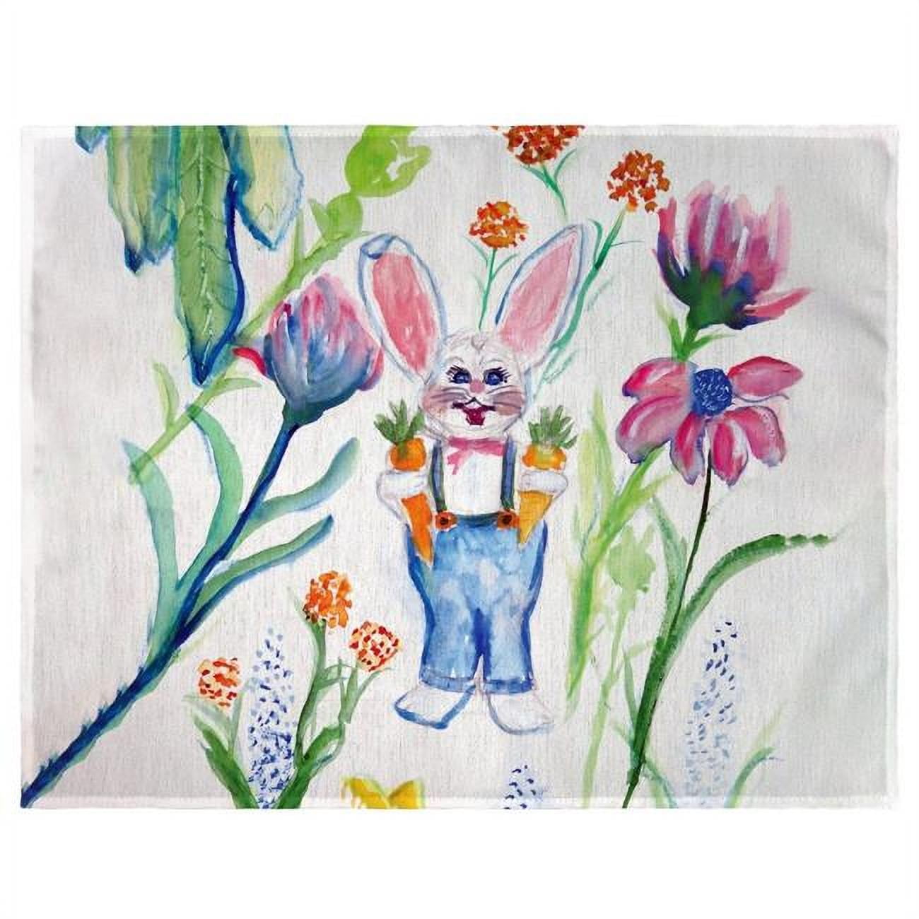 Picture of Betsydrake PM647 14 x 18 in. Mr. Farmer Rabbit Place Mat - Set of 4