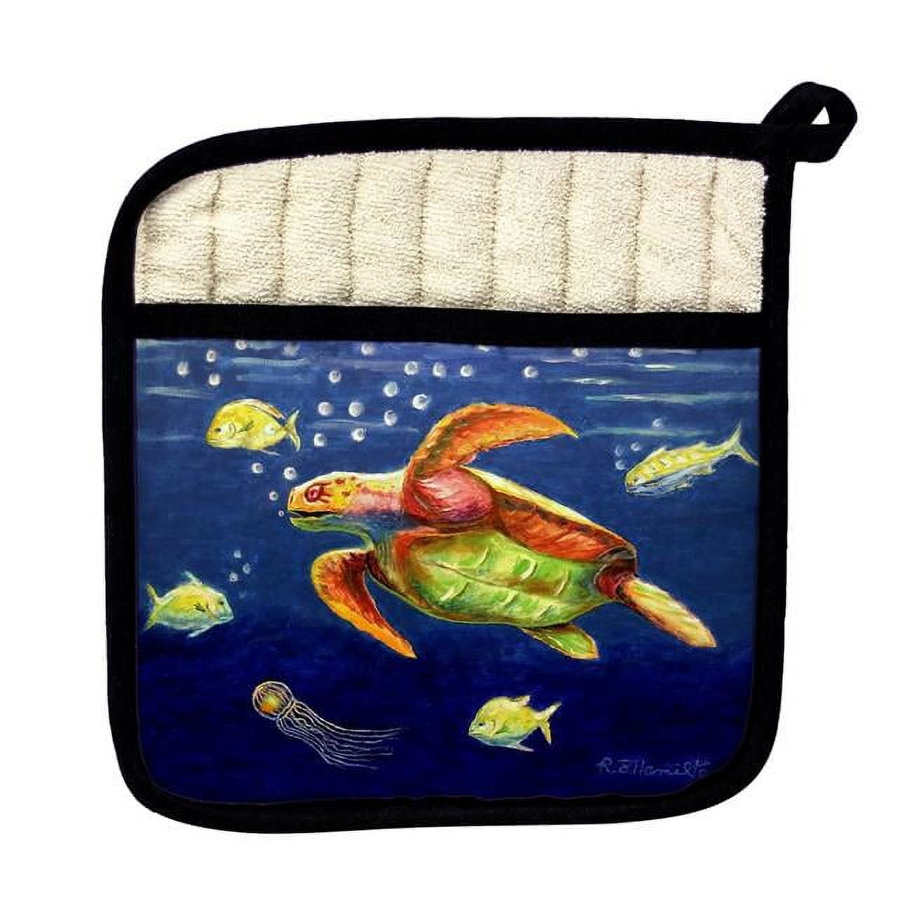 Picture of Betsydrake PT1168 Dicks Sea Turtle Pot Holder