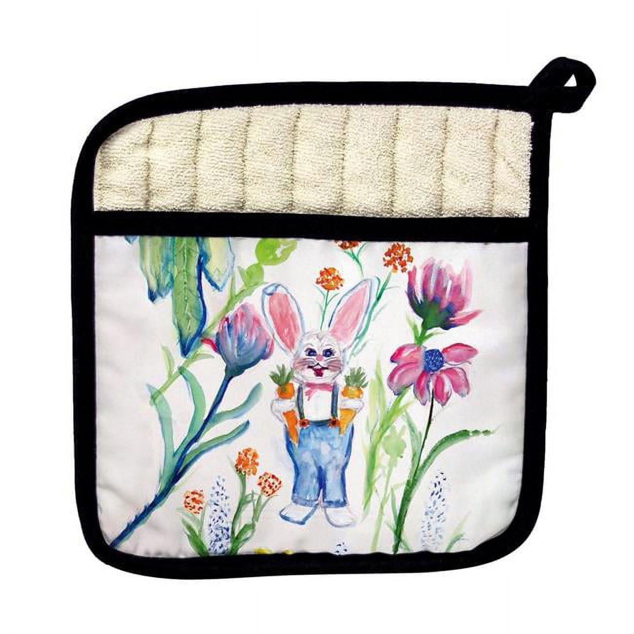 Picture of Betsydrake PT647 Mr. Farmer Rabbit Pot Holder