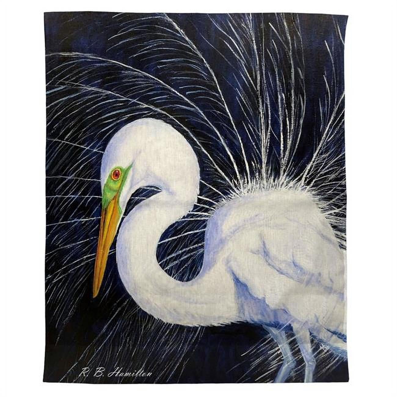 24 x 30 in. Breeding Egret Wall Hanging
