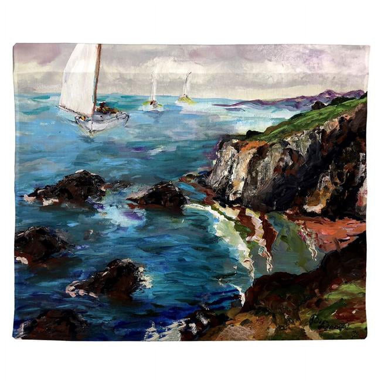 24 x 30 in. Sailing the Cliffs Wall Hanging