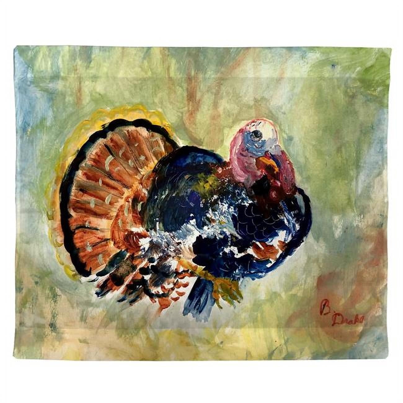 24 x 30 in. Colorful Turkey Wall Hanging