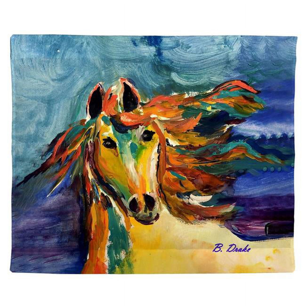 24 x 30 in. Colorful Horse Wall Hanging