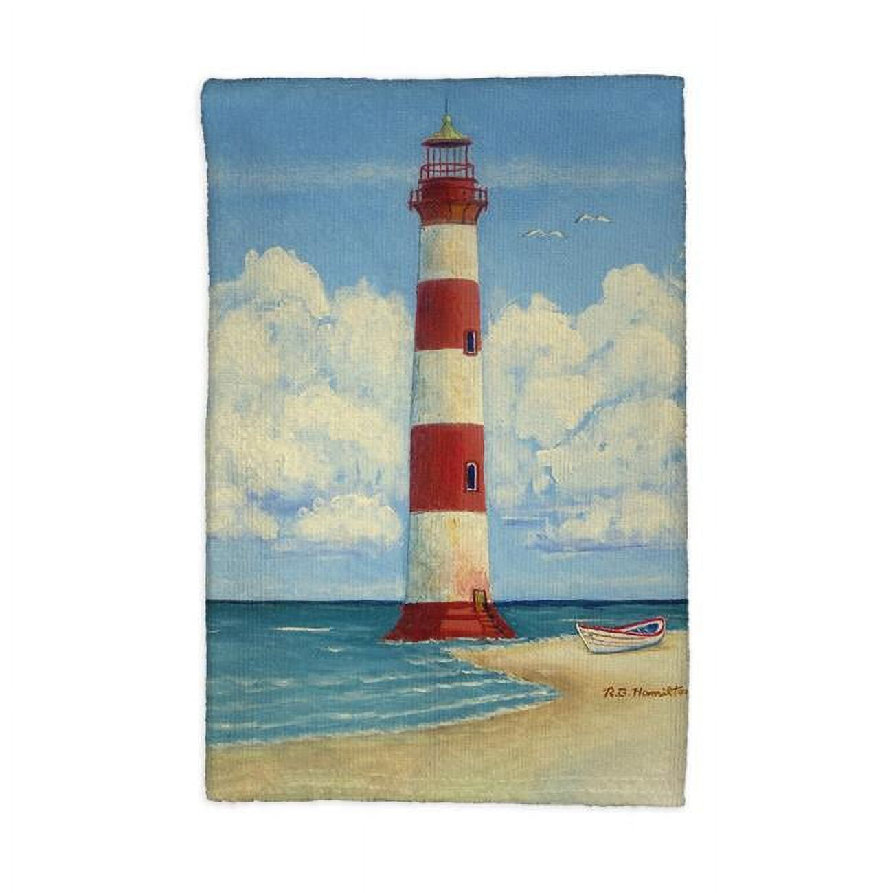 Picture of Betsydrake KT1124 16 x 25 in. Morris Island & Lighthouse, SC Kitchen Towel