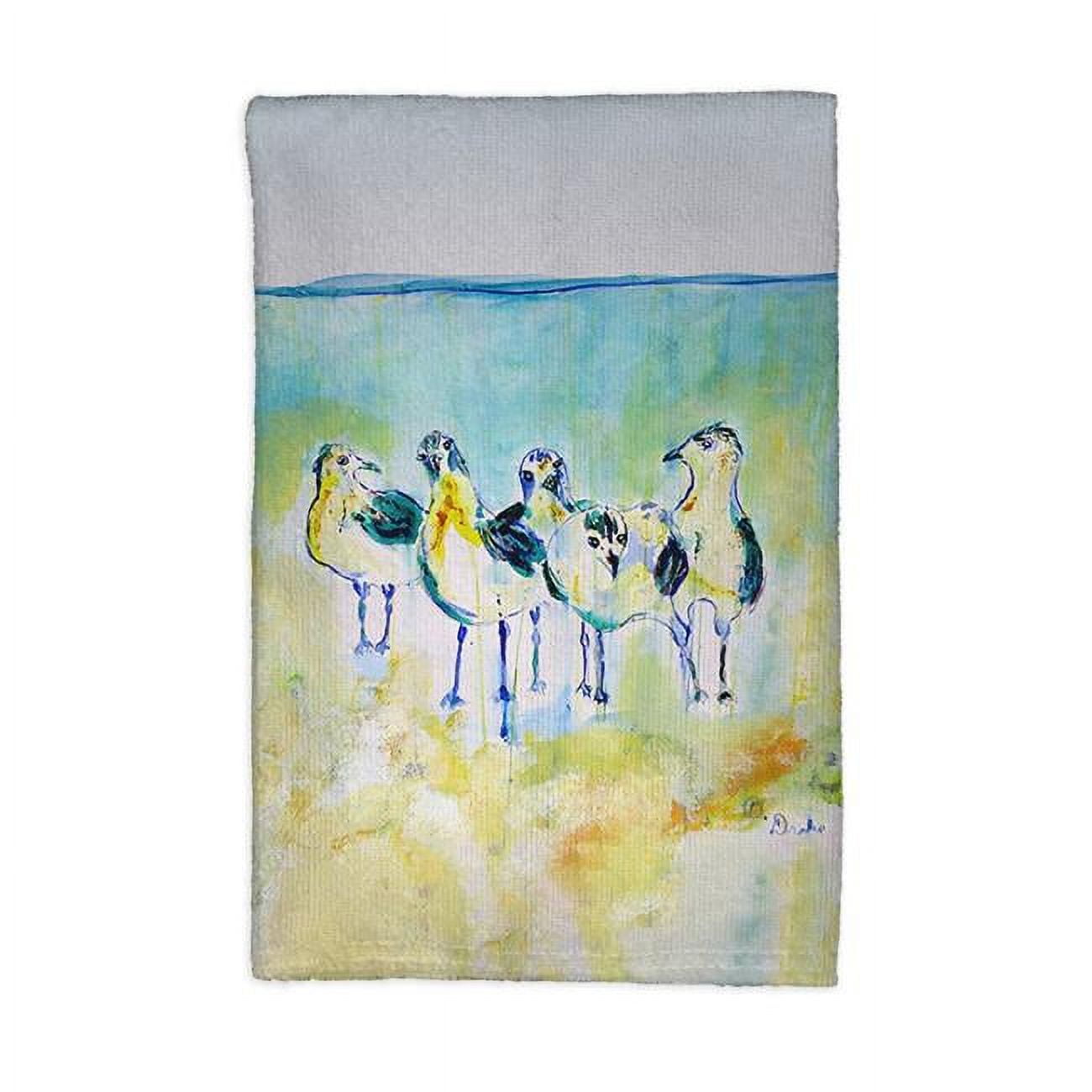 Picture of Betsydrake KT1136 16 x 25 in. Abstract Gulls II Kitchen Towel