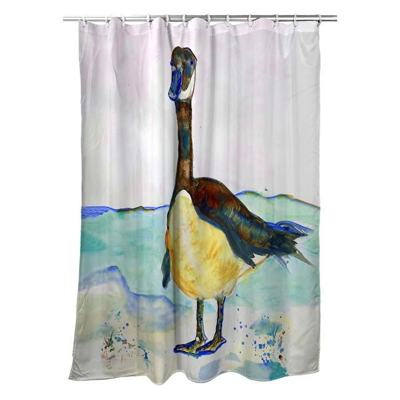 Picture of Betsydrake SH1163 71 x 74 in. Betsys Goose Shower Curtain