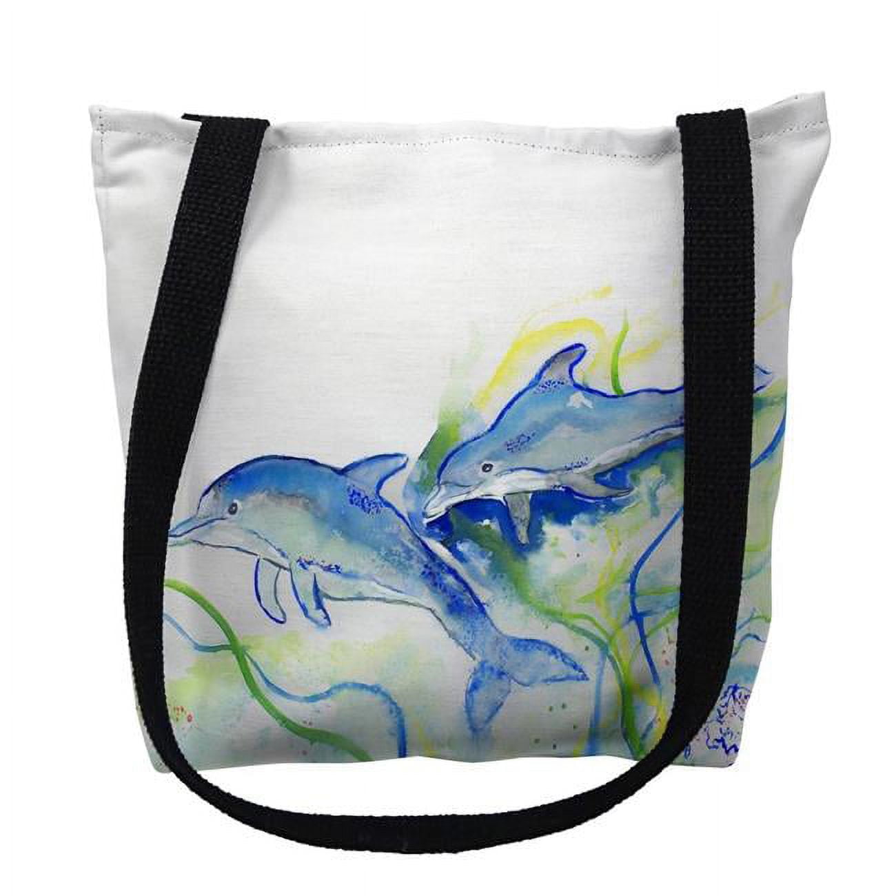 13 x 13 in. Betsys Dolphins Tote Bag - Small