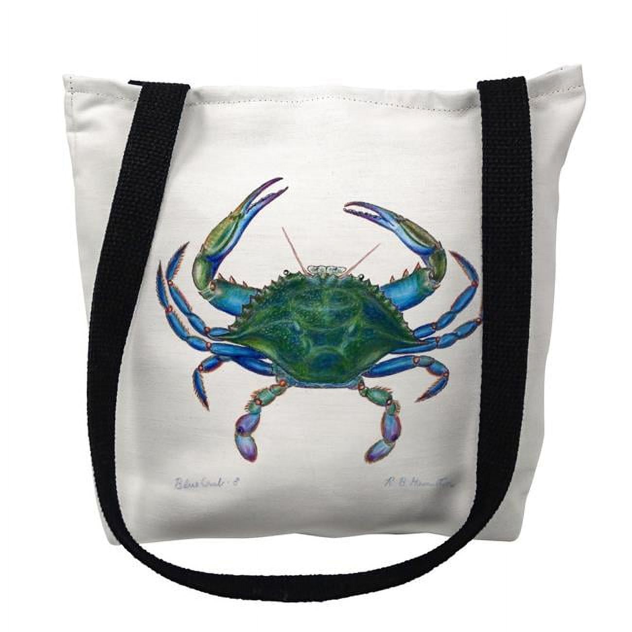13 x 13 in. Male Blue Crab Tote Bag - Small