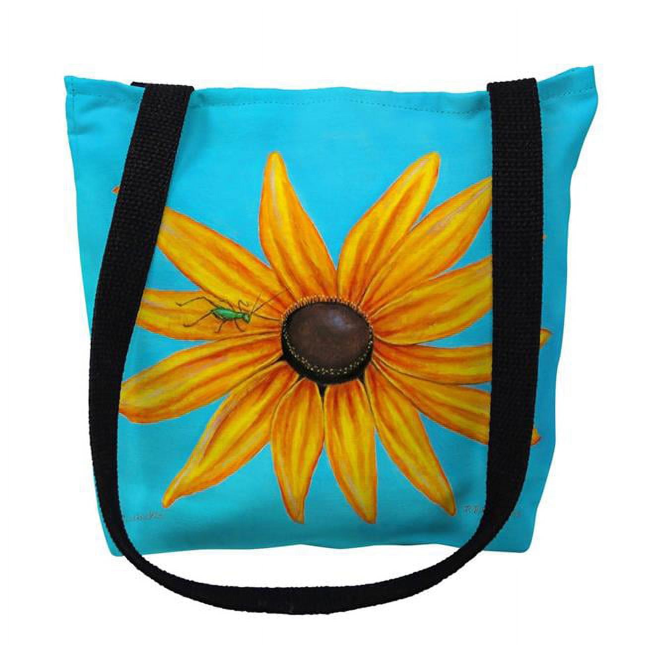 13 x 13 in. Black Eyed Susan Tote Bag - Small