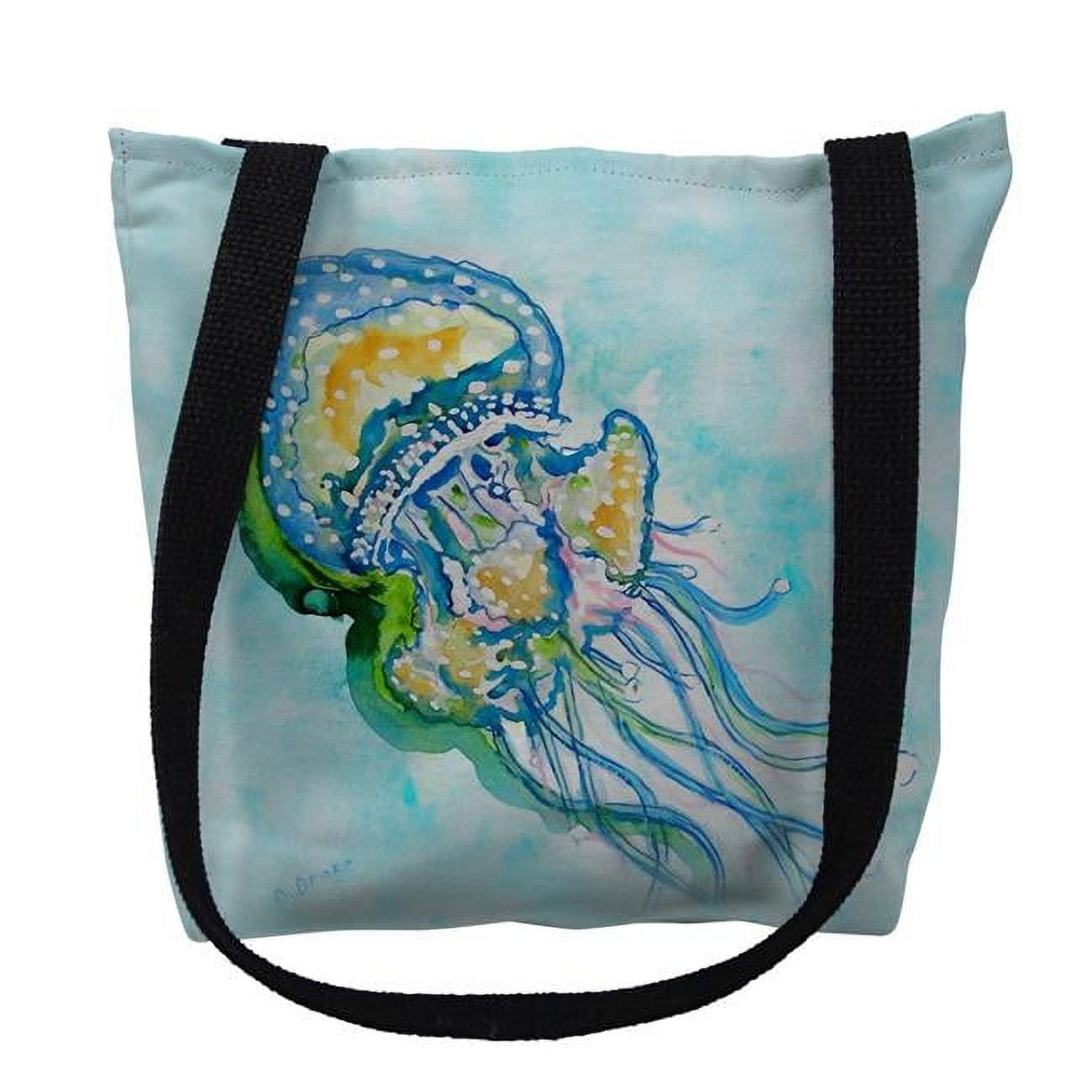 13 x 13 in. Jelly Fish Tote Bag - Small