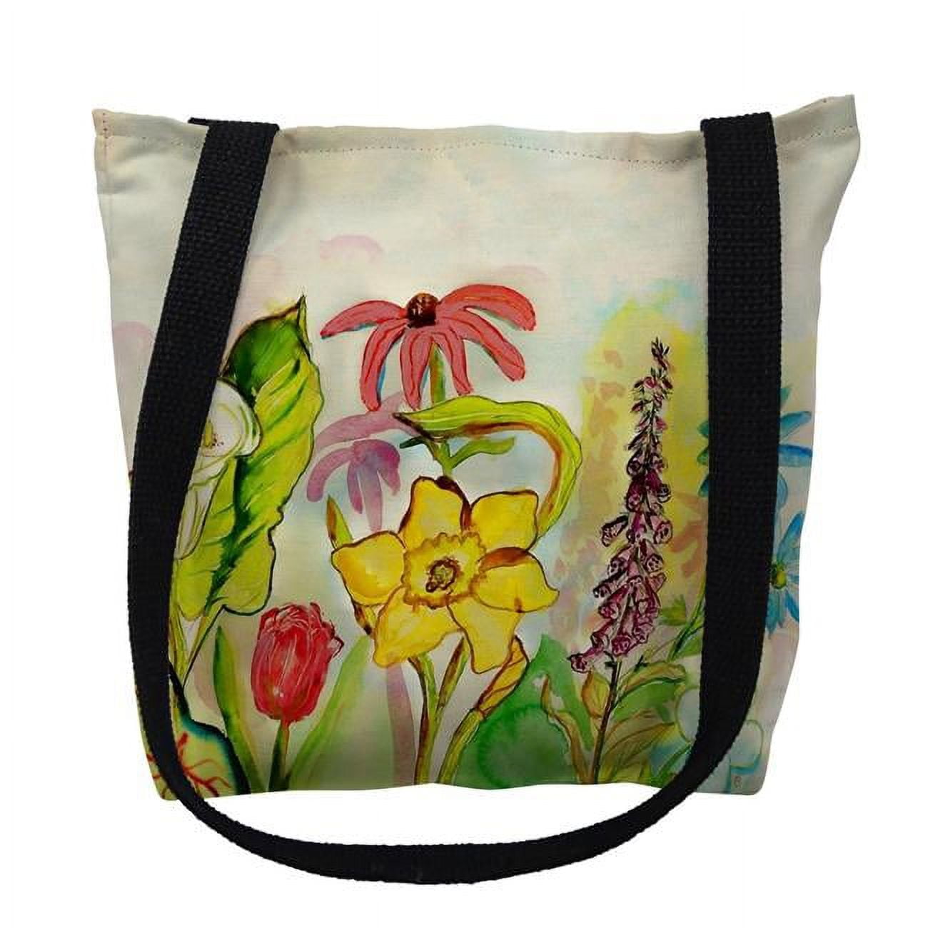 13 x 13 in. Betsys Garden Tote Bag - Small