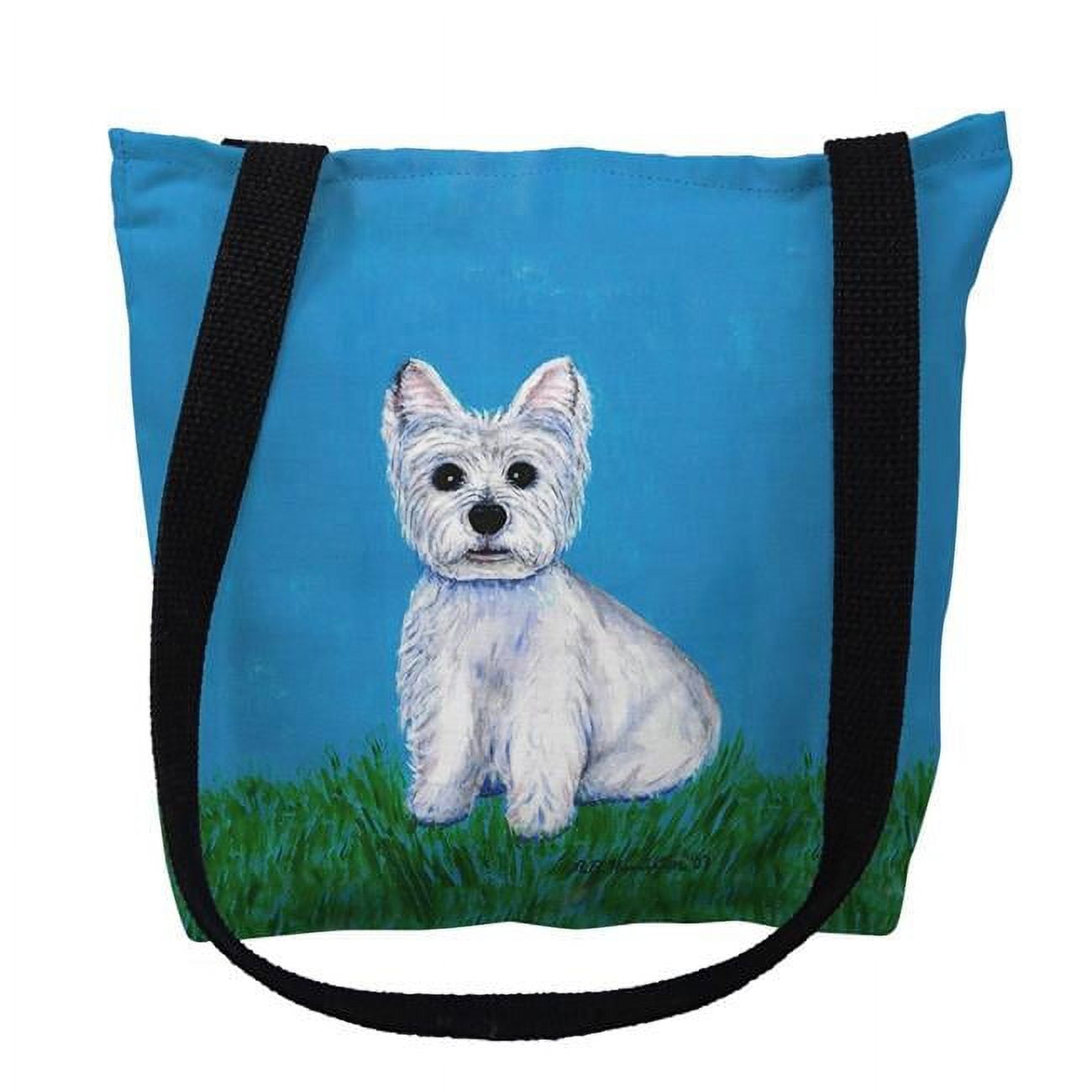 13 x 13 in. Westie Tote Bag - Small