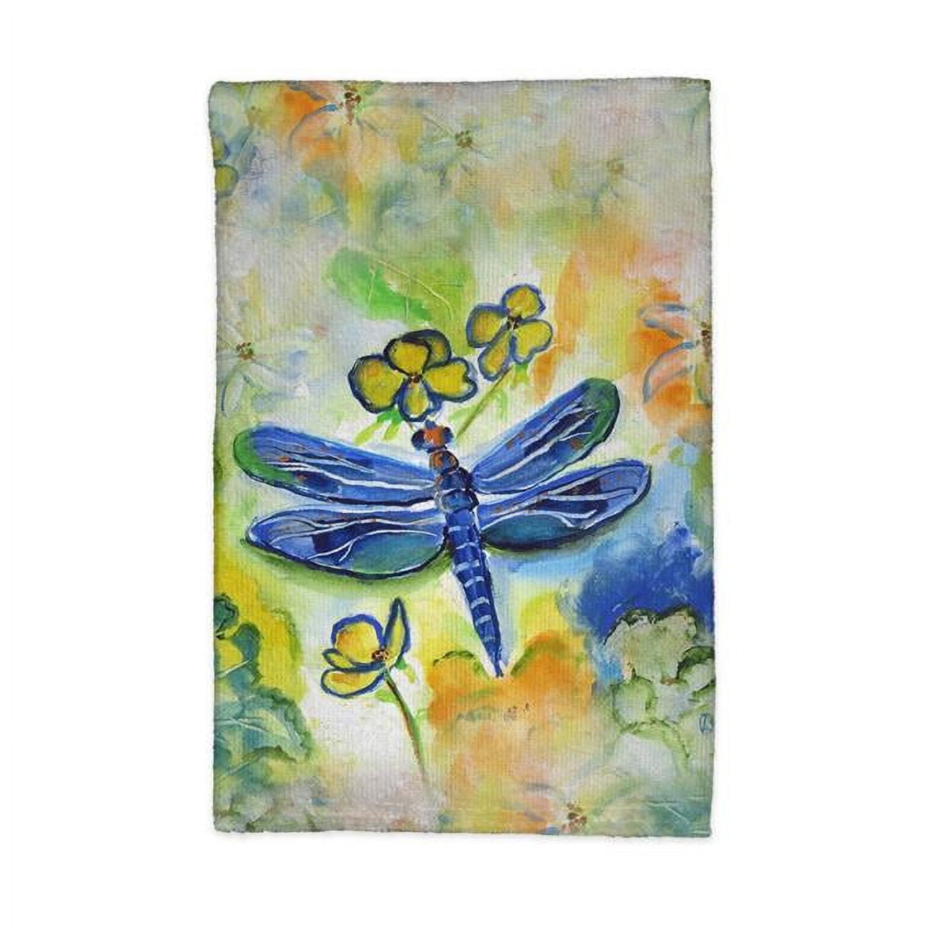 Picture of Betsydrake KT817 16 x 25 in. Dragonflys Garden Kitchen Towel