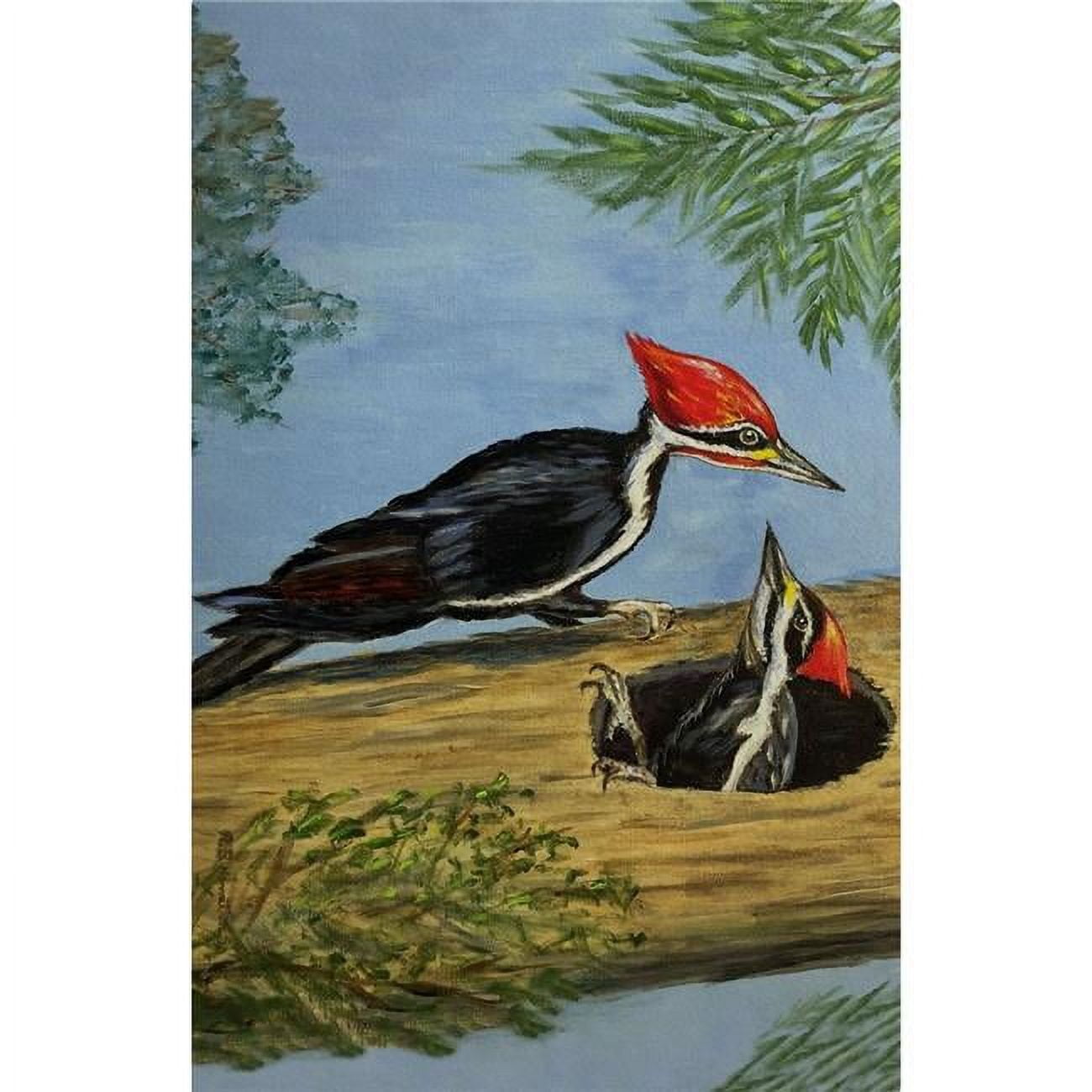 Picture of Betsydrake DM1236G 30 x 50 in. Pileated Woodpeckers Door Mat