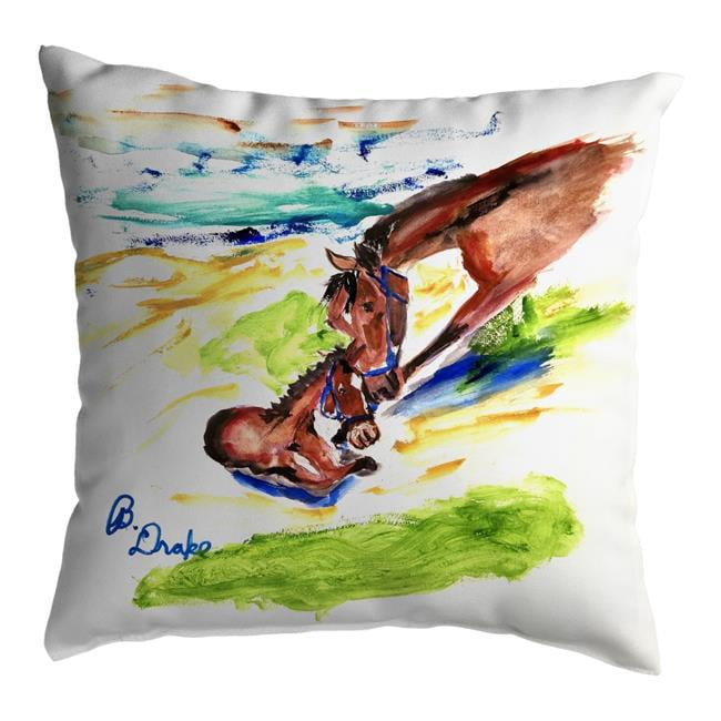 18 x 18 in. Mothering Horse No Cord Pillow