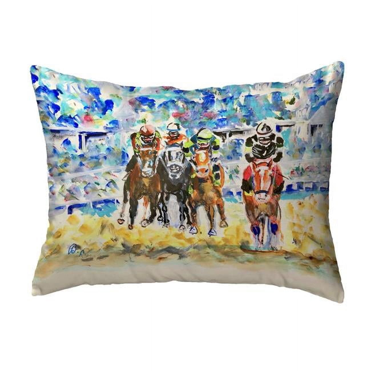 16 x 20 in. Four Racing No Cord Pillow