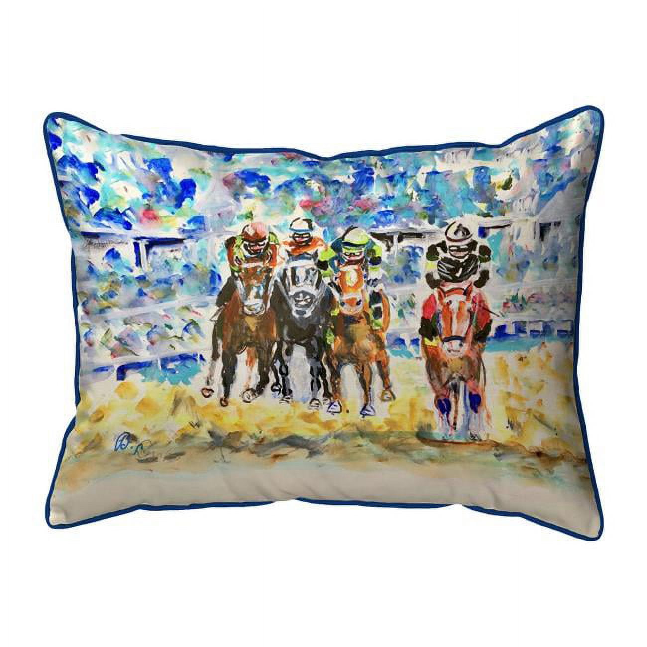 20 x 24 in. Four Racing Zippered Pillow - Extra Large