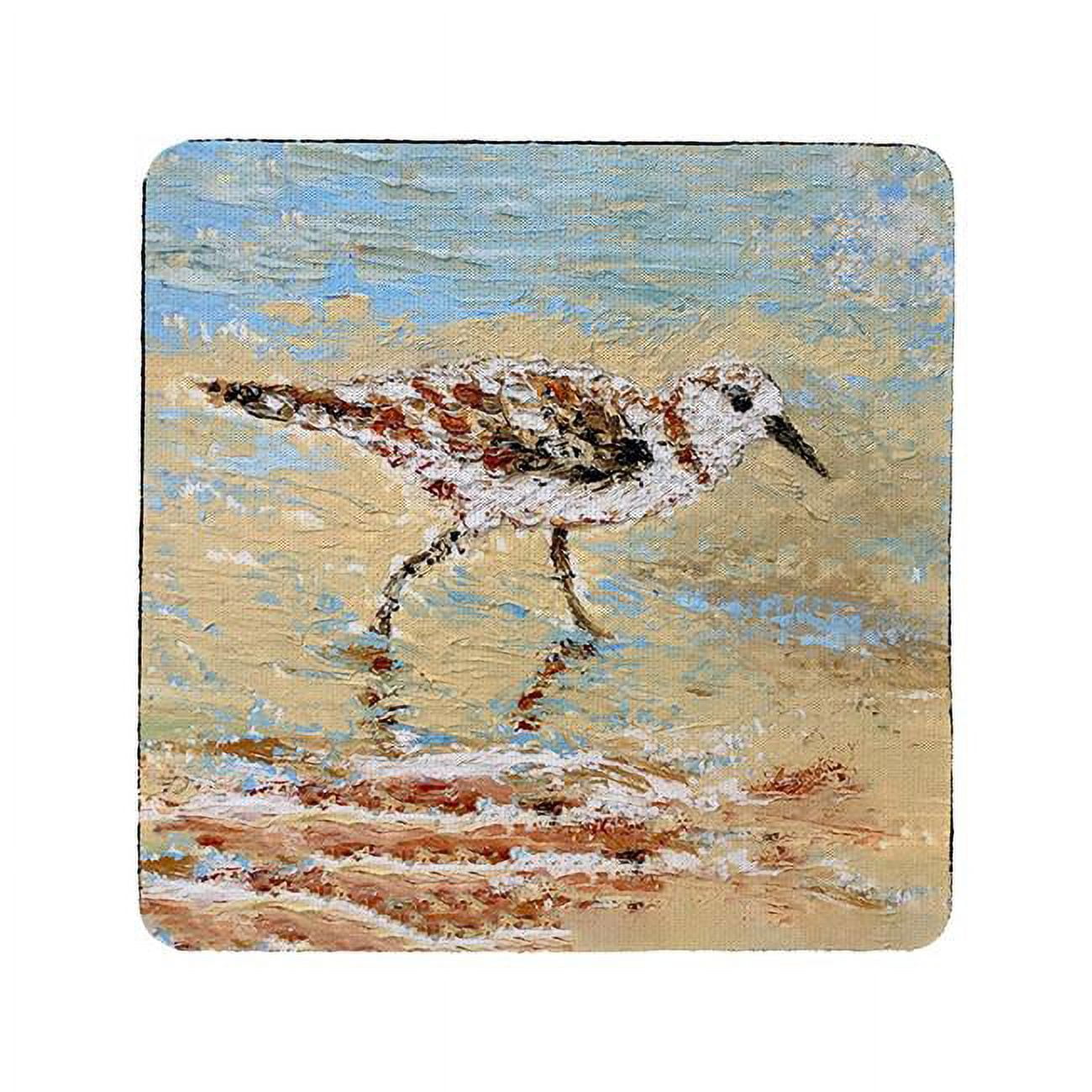 Picture of Betsy Drake CT1370 Lone Sandpiper Coaster - Set of 4