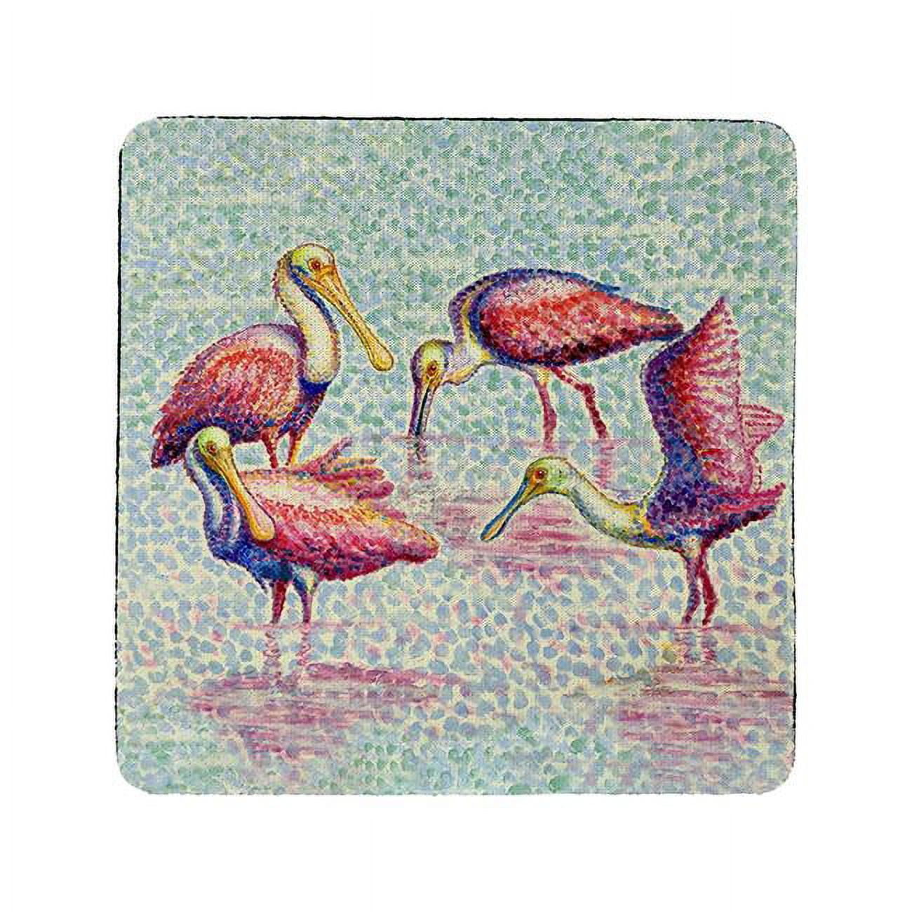 Picture of Betsy Drake CT1381 Spoonbill Group Coaster - Set of 4