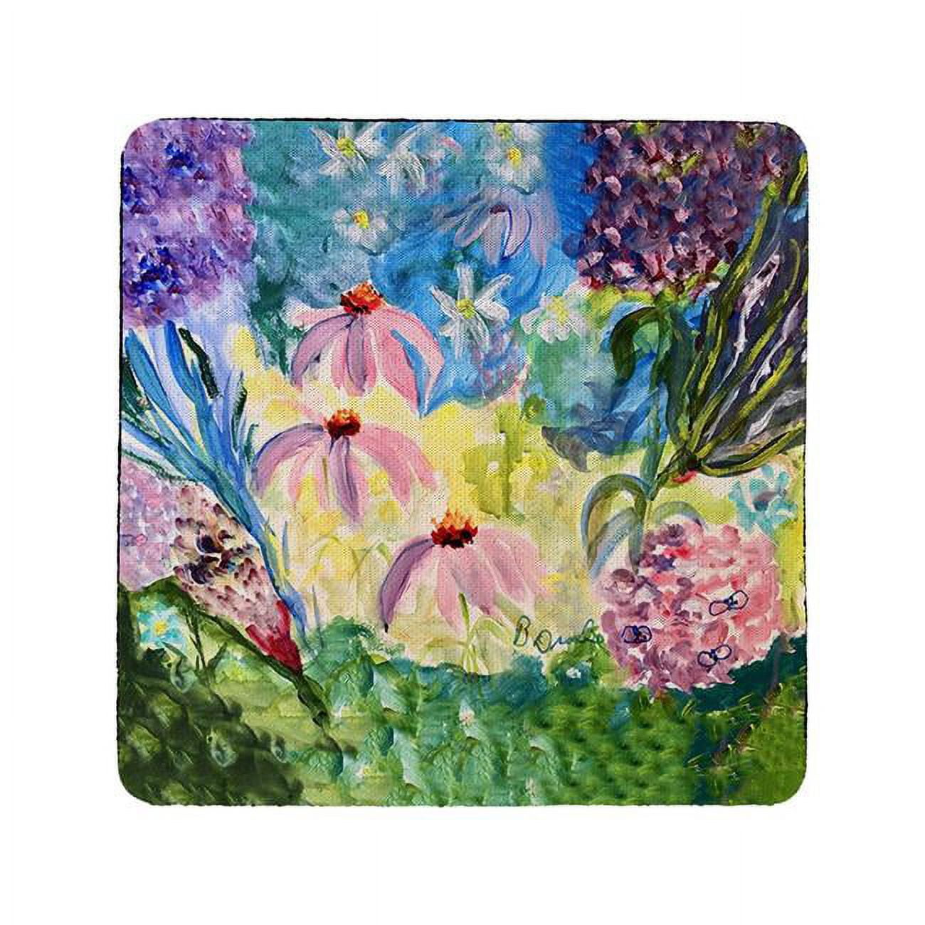 Picture of Betsy Drake CT1391 Pink Garden Coaster - Set of 4
