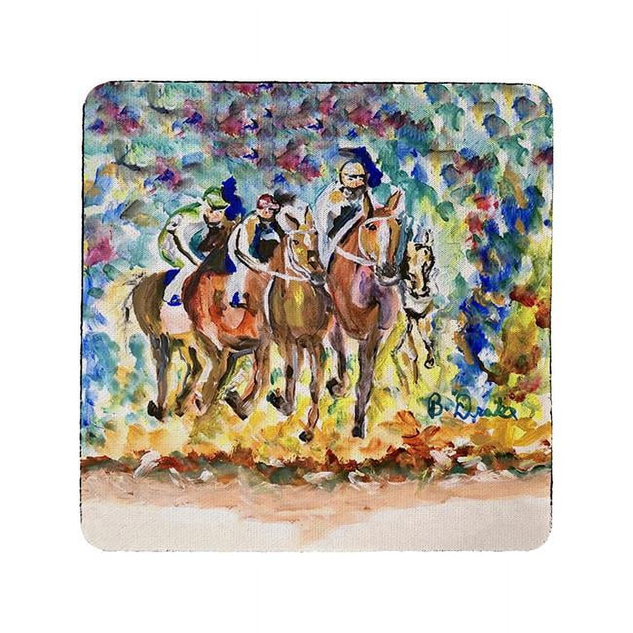 Picture of Betsy Drake CT1396 Four Racing II Coaster - Set of 4