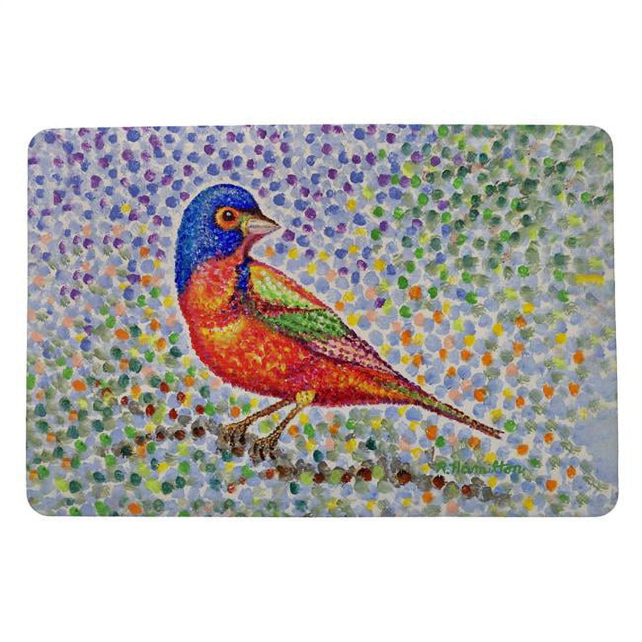 18 x 26 in. Painted Bunting Door Mat