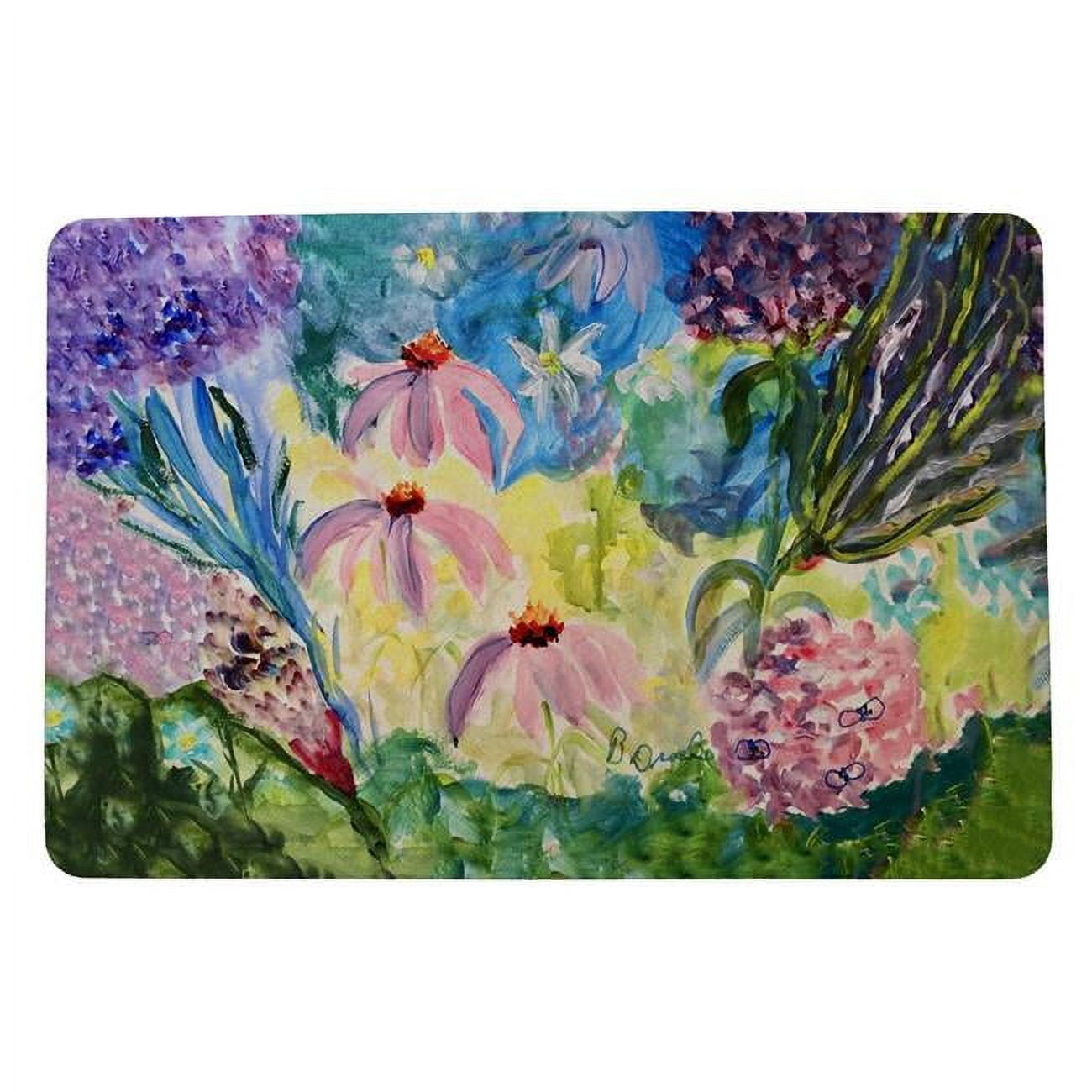 18 x 26 in. Pink Garden Door Mat