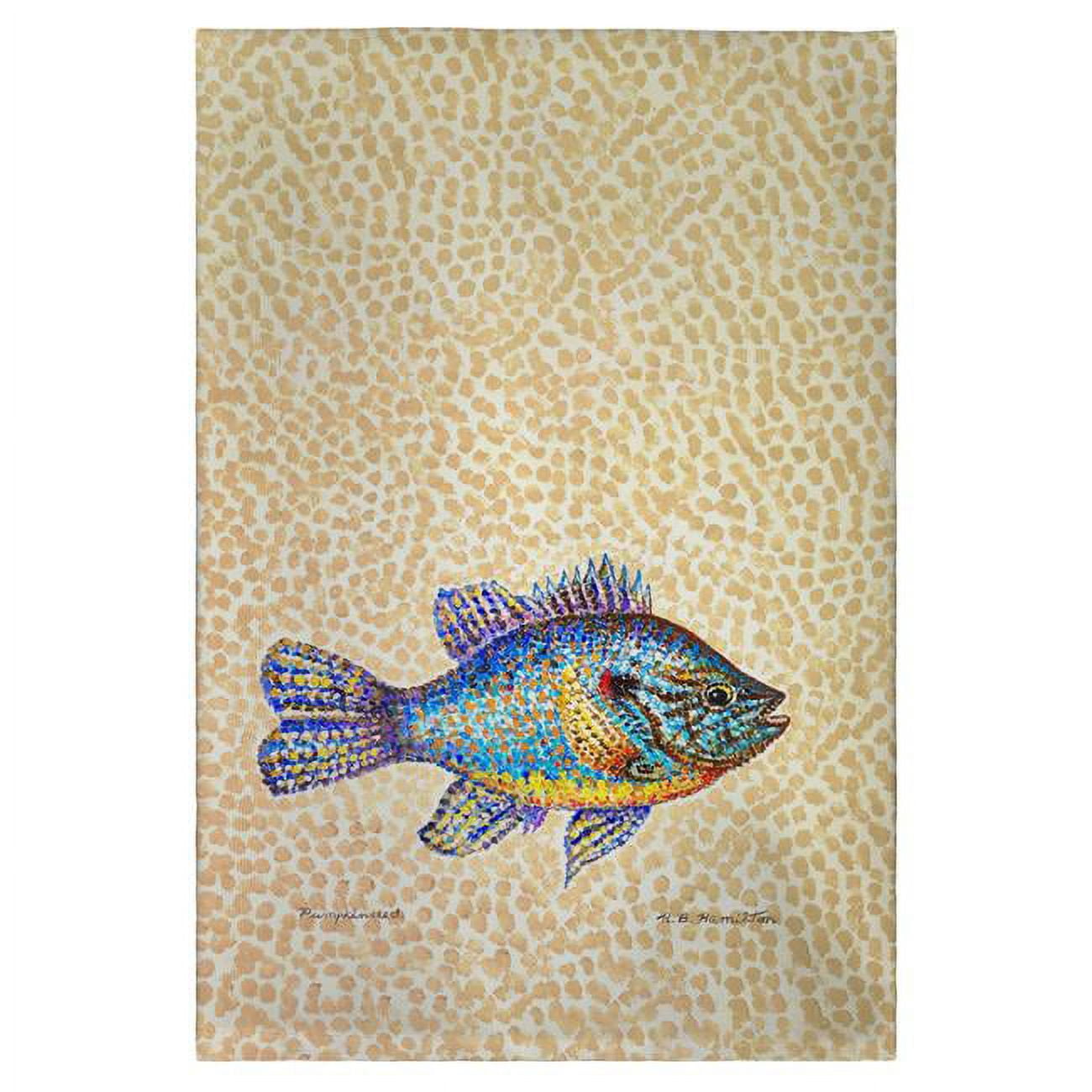 GT1380 Pumpkinseed Fish Guest Towel