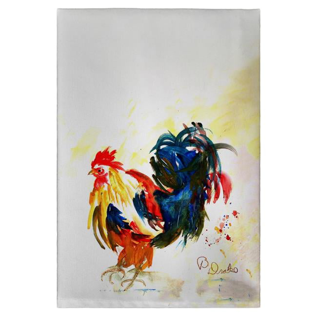 Colorful Rooster Guest Towel