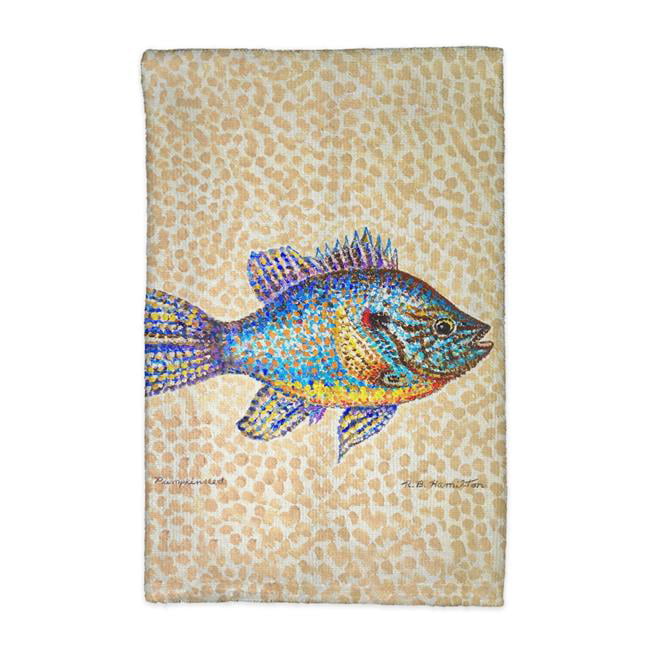 Picture of Betsy Drake KT1380 16 x 25 in. Pumpkinseed Fish Kitchen Towel