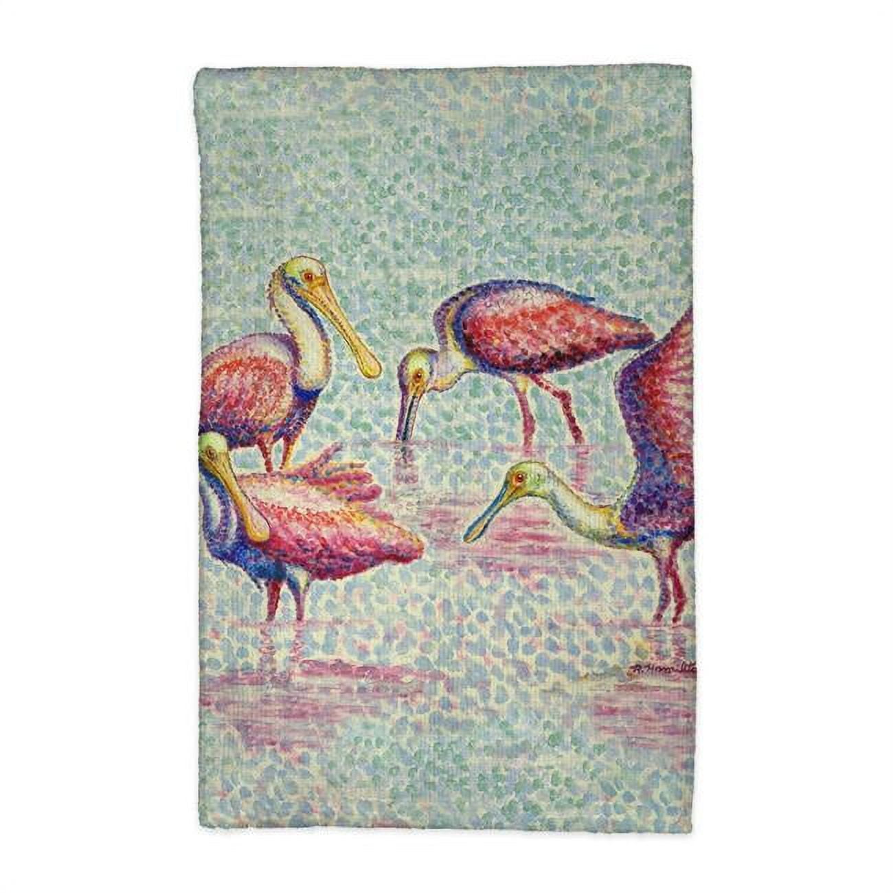 Picture of Betsy Drake KT1381 16 x 25 in. Spoonbill Group Kitchen Towel