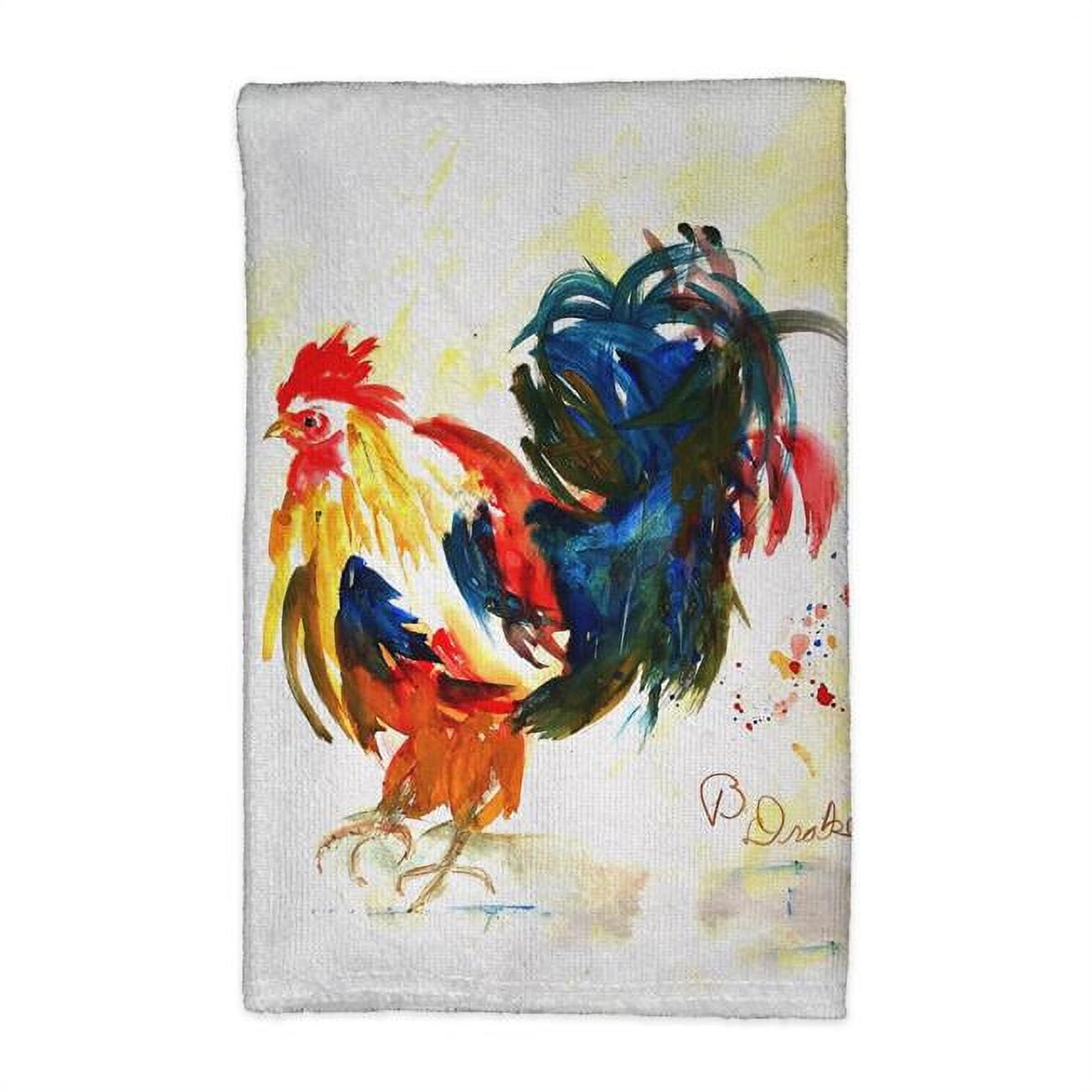 Picture of Betsy Drake KT1382 16 x 25 in. Colorful Rooster Kitchen Towel
