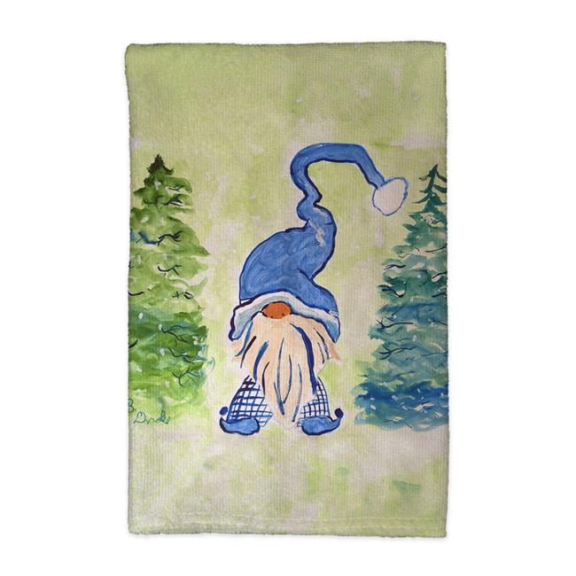 Picture of Betsy Drake KT1383 16 x 25 in. Gnome & Christmas Trees Kitchen Towel