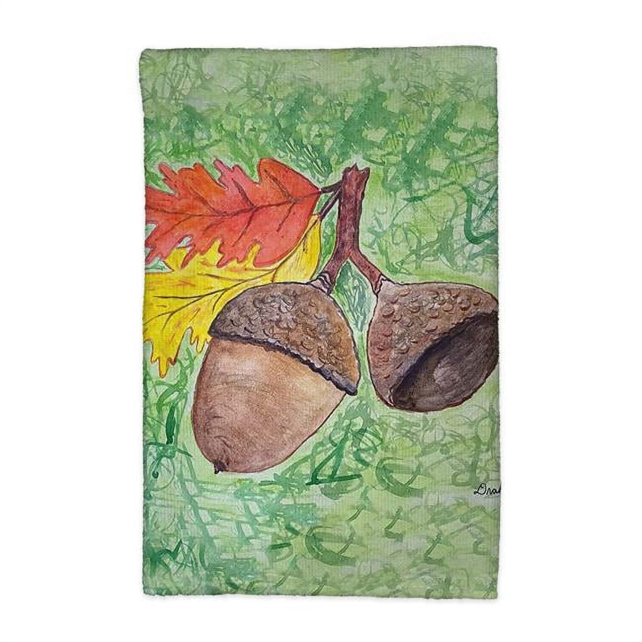 Picture of Betsy Drake KT1389 16 x 25 in. Drakes Acorns Kitchen Towel