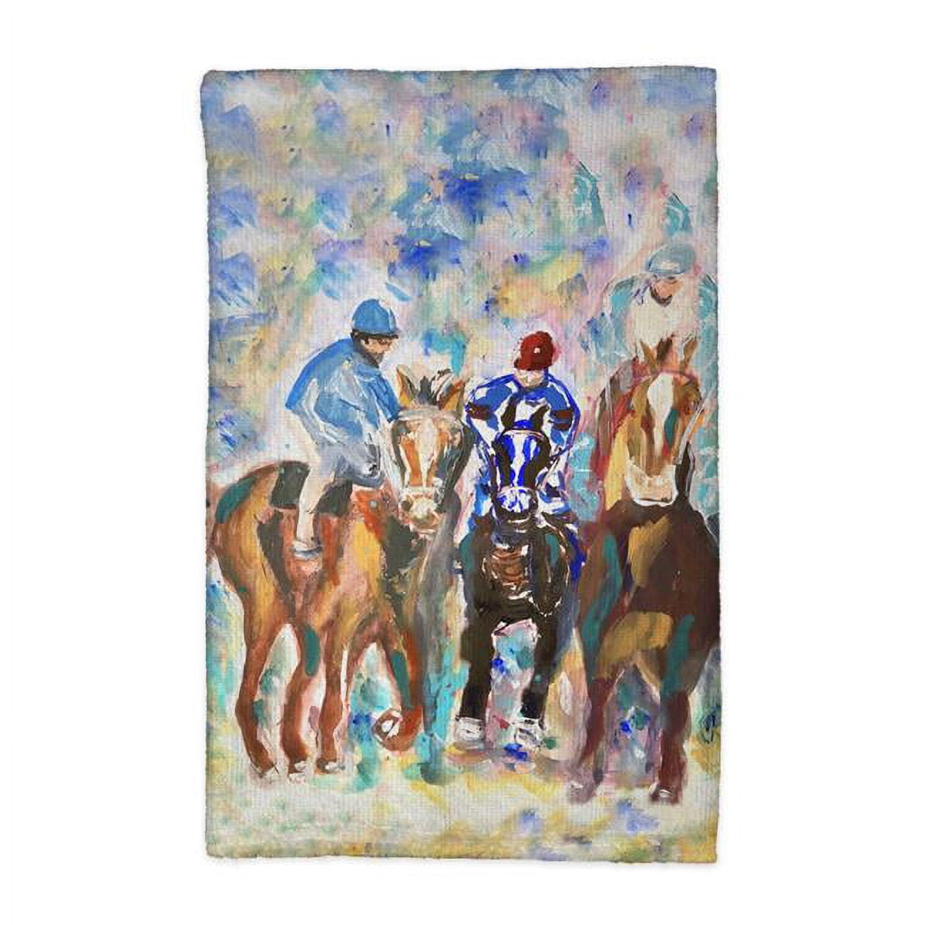 Picture of Betsy Drake KT1395 16 x 25 in. Three Racing II Kitchen Towel