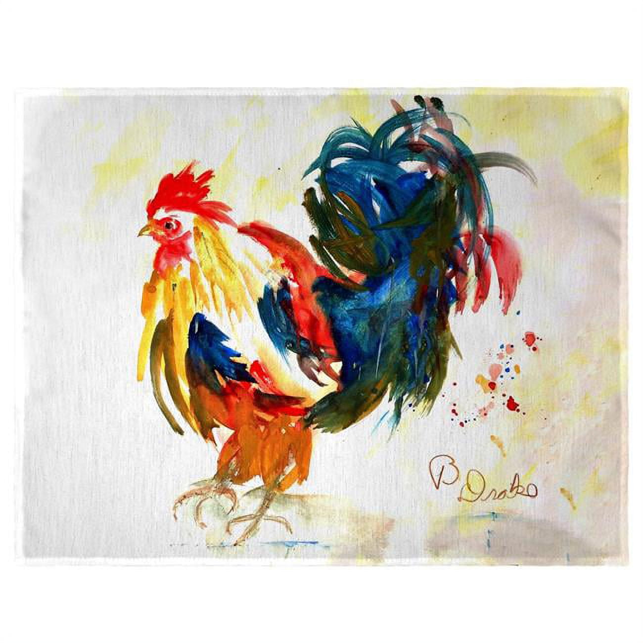 Picture of Betsy Drake PM1382 14 x 18 in. Colorful Rooster Place Mat - Set of 4