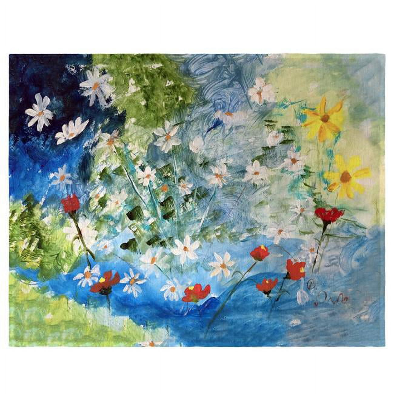 Picture of Betsy Drake PM1384 14 x 18 in. Many Wildflowers Place Mat - Set of 4
