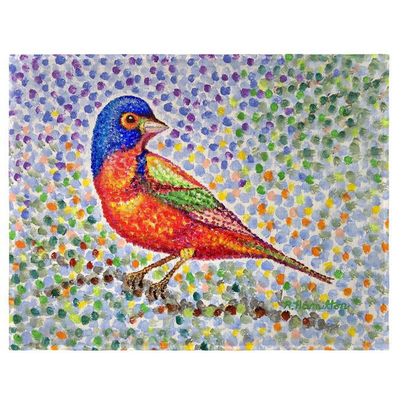 Picture of Betsy Drake PM1390 14 x 18 in. Painted Bunting Place Mat - Set of 4
