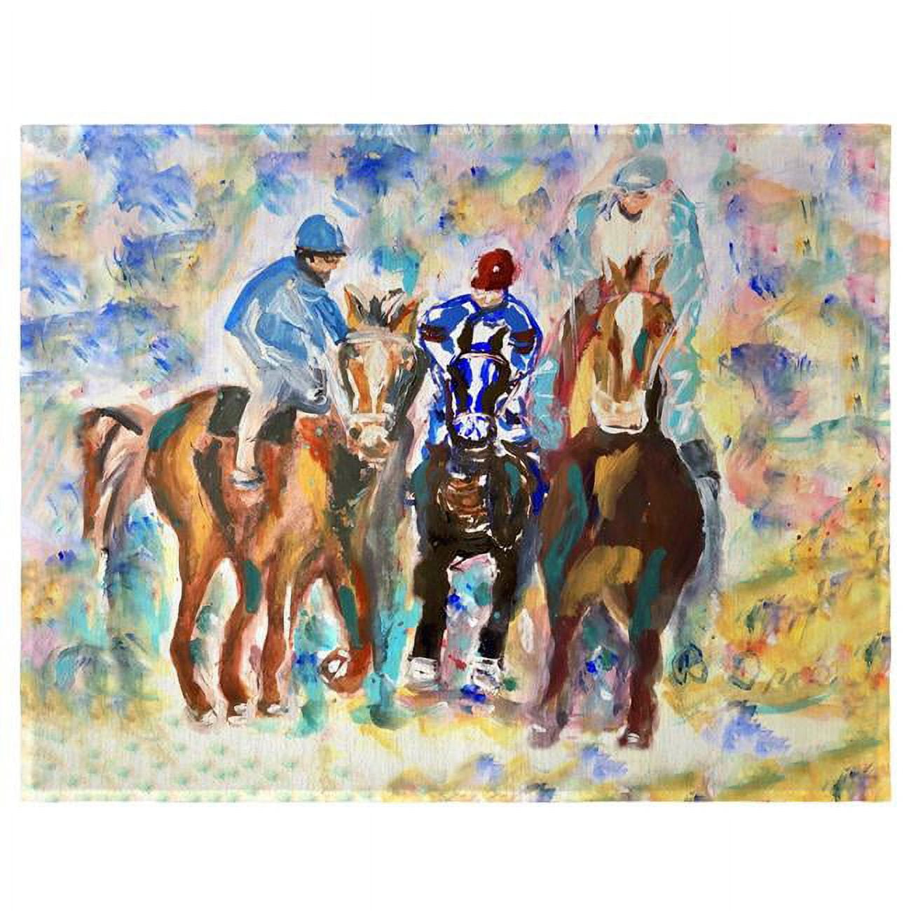 Picture of Betsy Drake PM1395 14 x 18 in. Three Racing II Place Mat - Set of 4