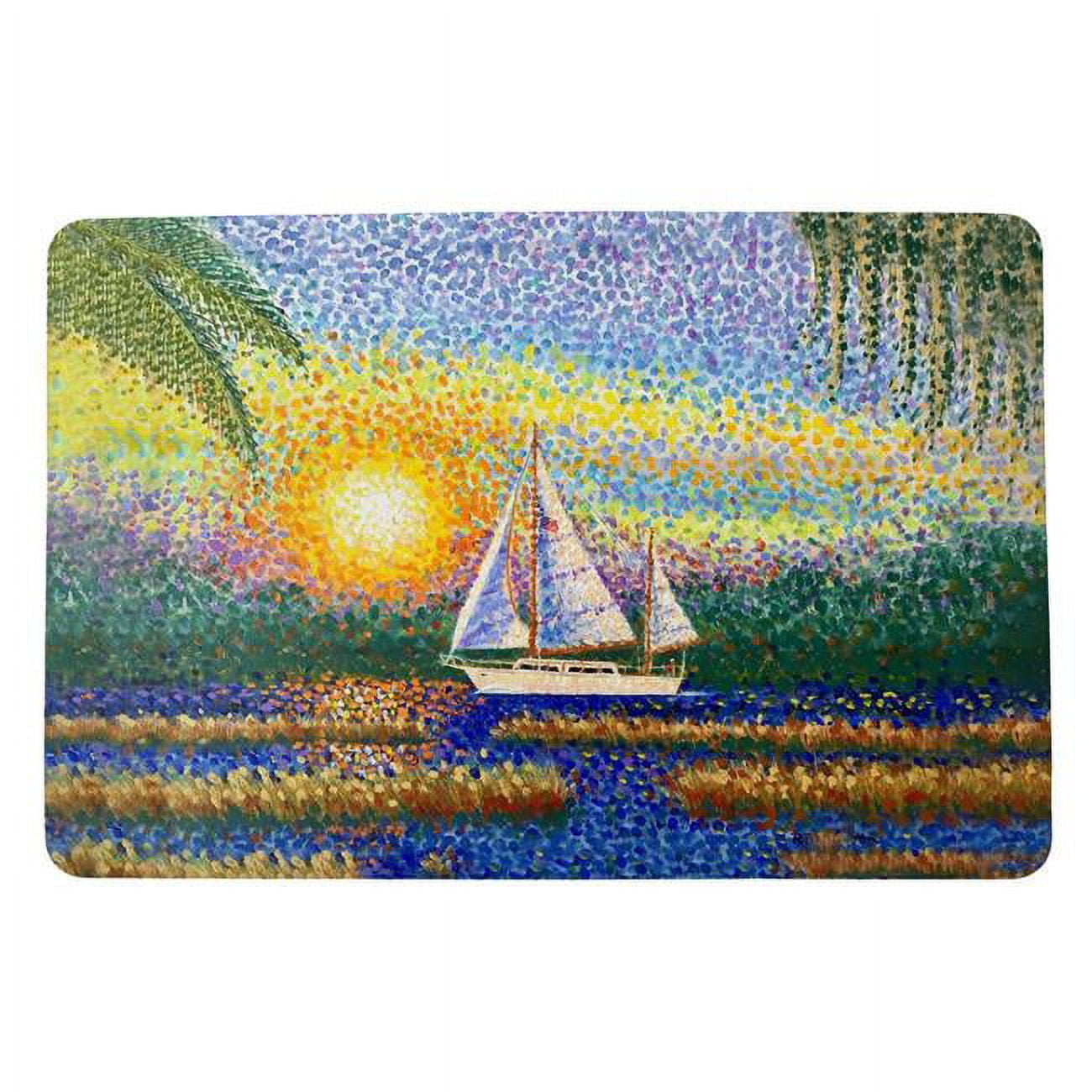 18 x 26 in. Marsh Sailing II Door Mat