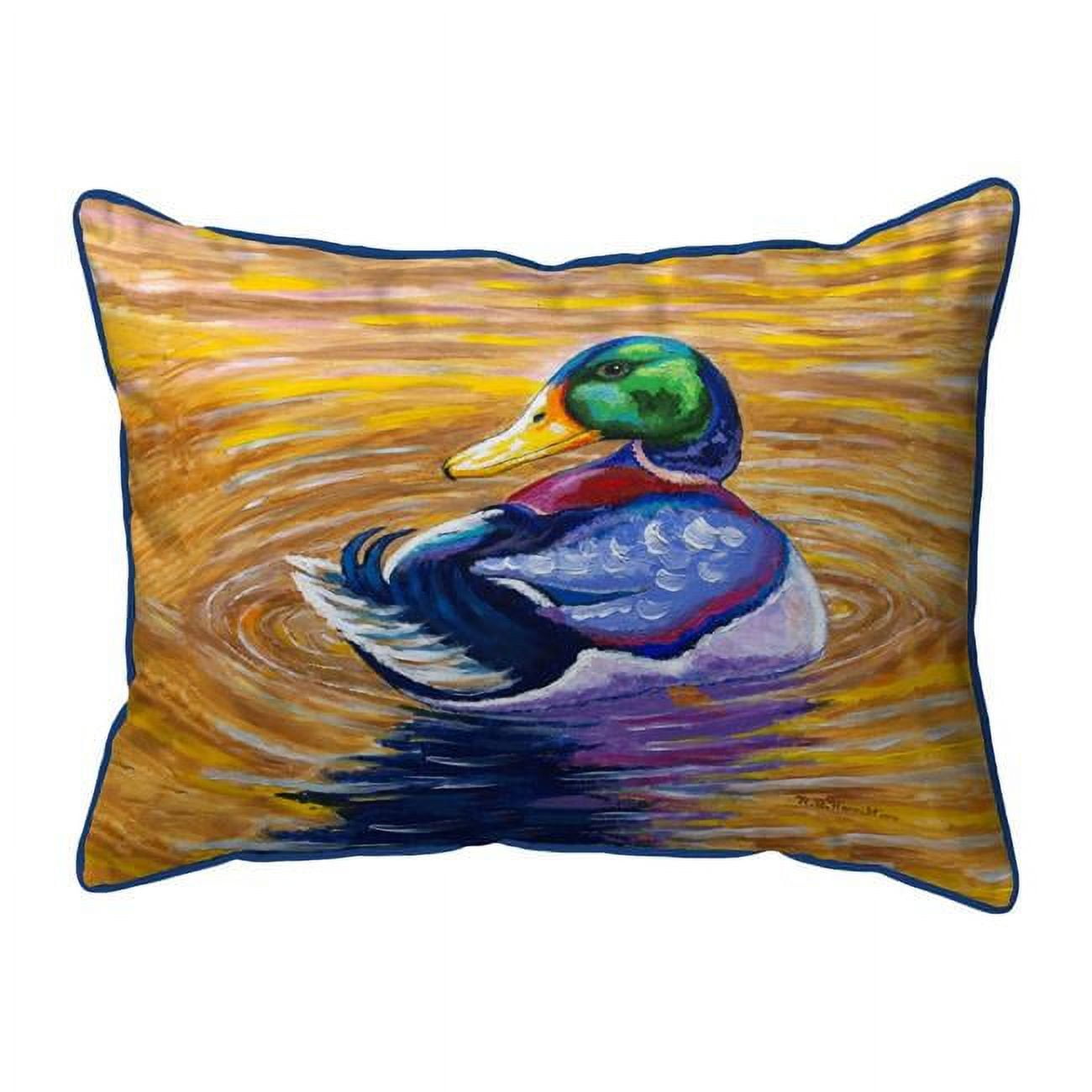 20 x 24 in. Duck Looking Zippered Pillow - Extra Large