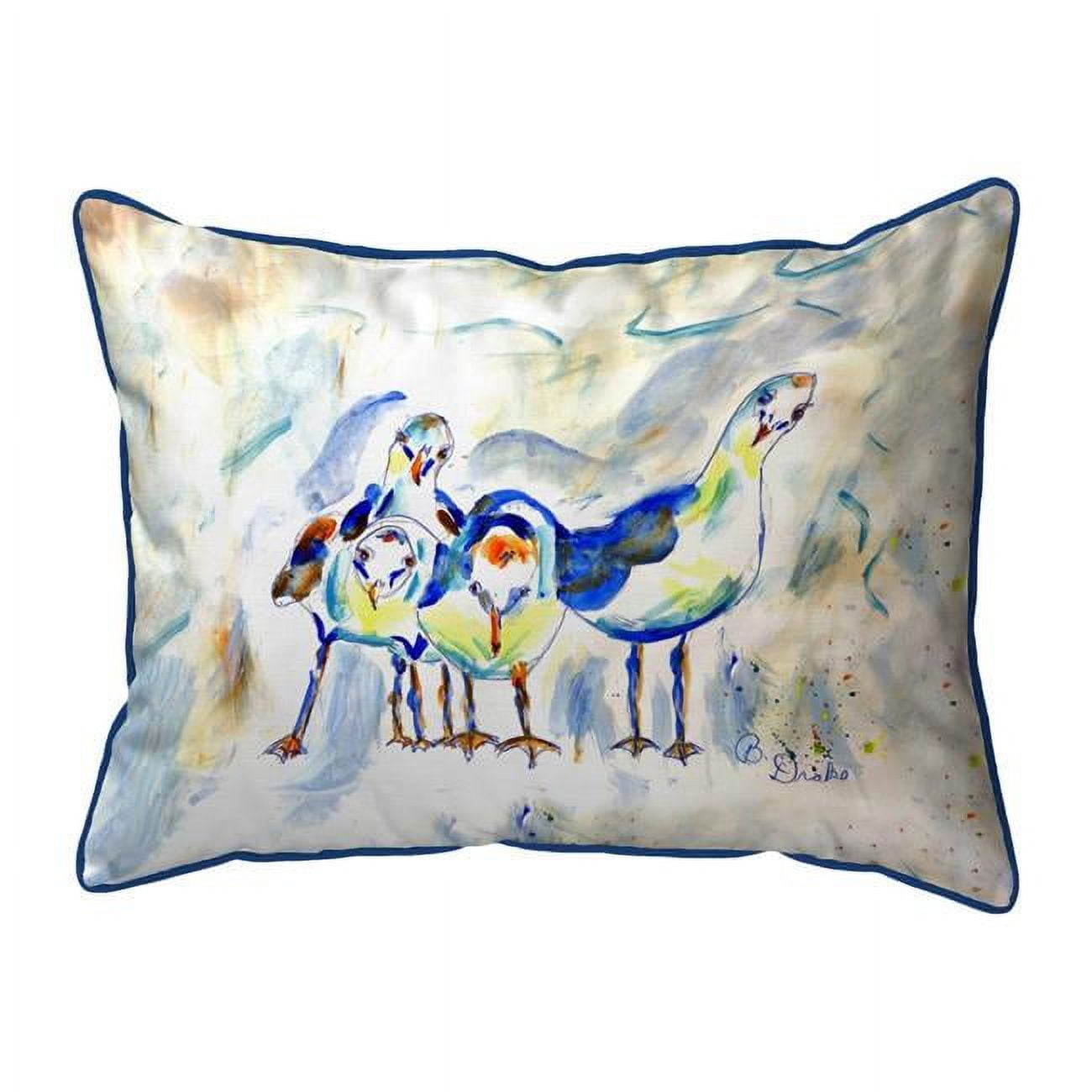 20 x 24 in. Sea Gull Gals Zippered Pillow - Extra Large
