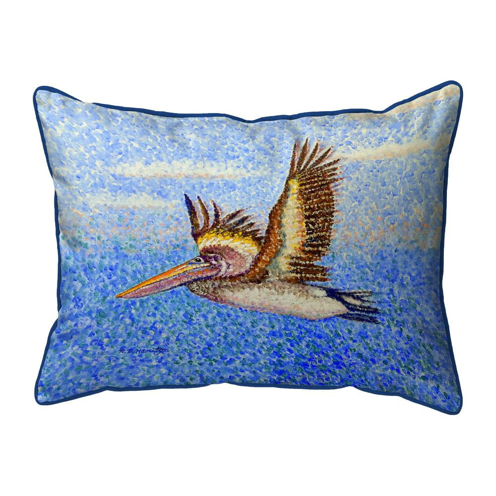 16 x 20 in. Flying Pelican Indoor & Outdoor Pillow - Large