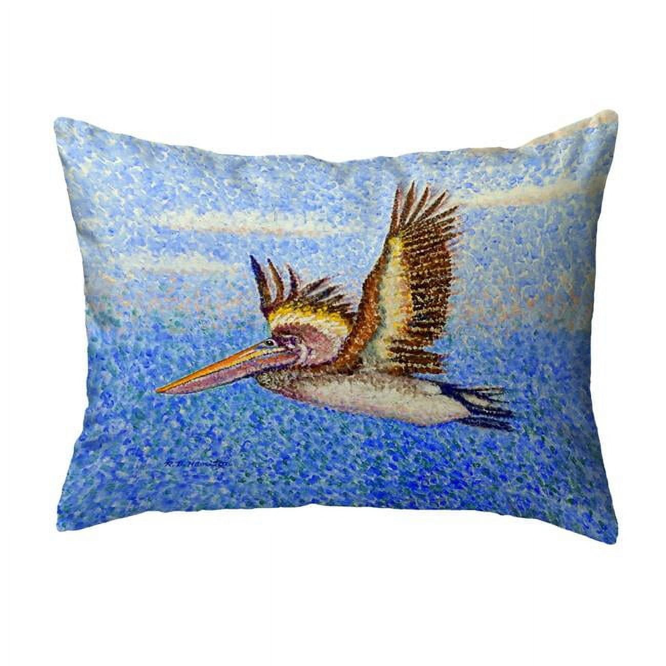 16 x 20 in. Flying Pelican No Cord Pillow