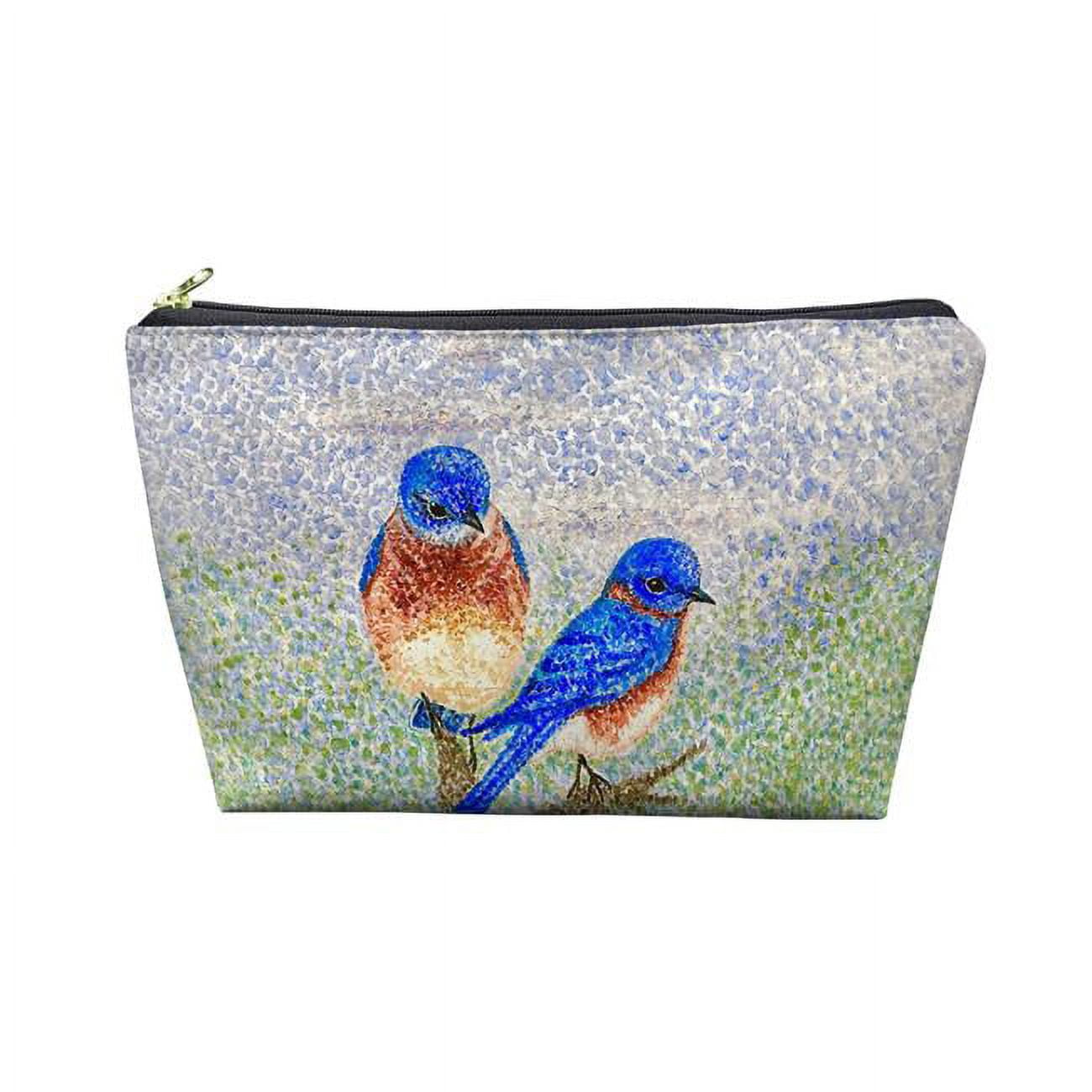 8.5 x 6 in. Two Blue Birds Pouch