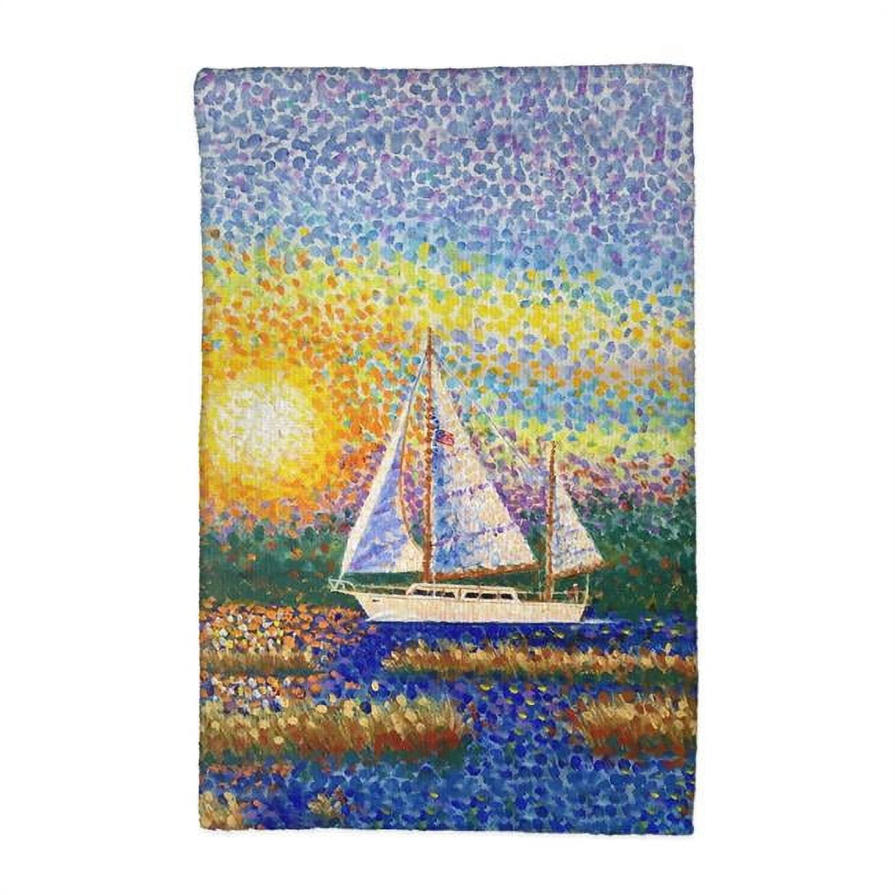 Picture of Betsy Drake KT1404 16 x 25 in. Marsh Sailing II Kitchen Towel